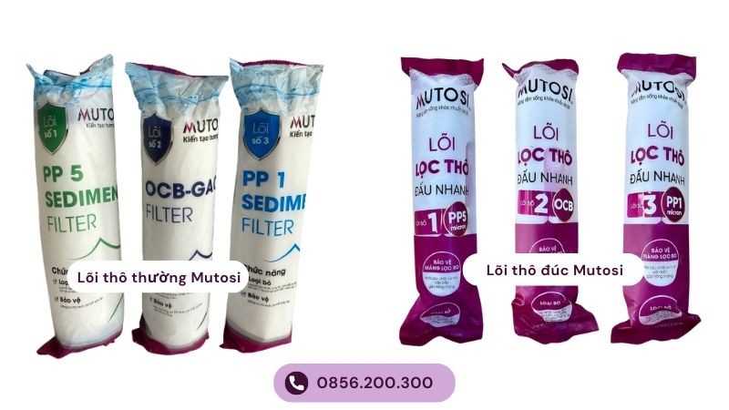 Lõi lọc thô thường và đúc của Mutosi