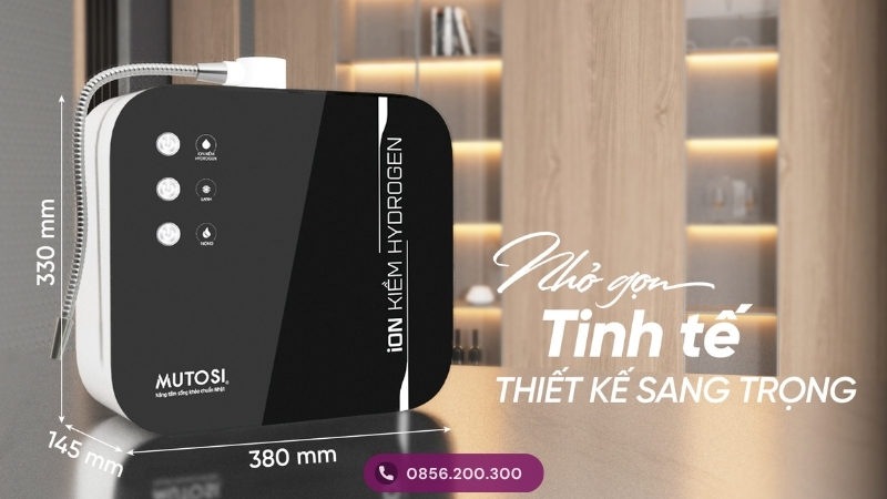 Máy chuyển đổi nước Mutosi thiết kế nhỏ gọn
