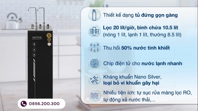 Máy Lọc Nước Nóng Lạnh Nguội Mutosi MP-S1011