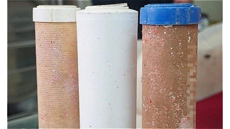 3 lõi lọc thô bị bẩn