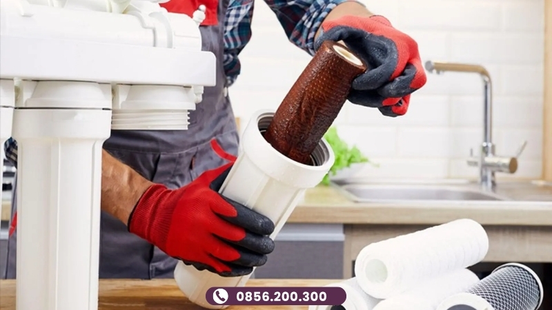 Lõi lọc thô Mutosi bị tắc do nước giếng