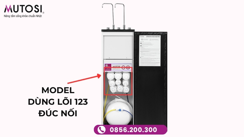 Kiểm tra máy Mutosi dùng lõi 123 đúc nối nhanh