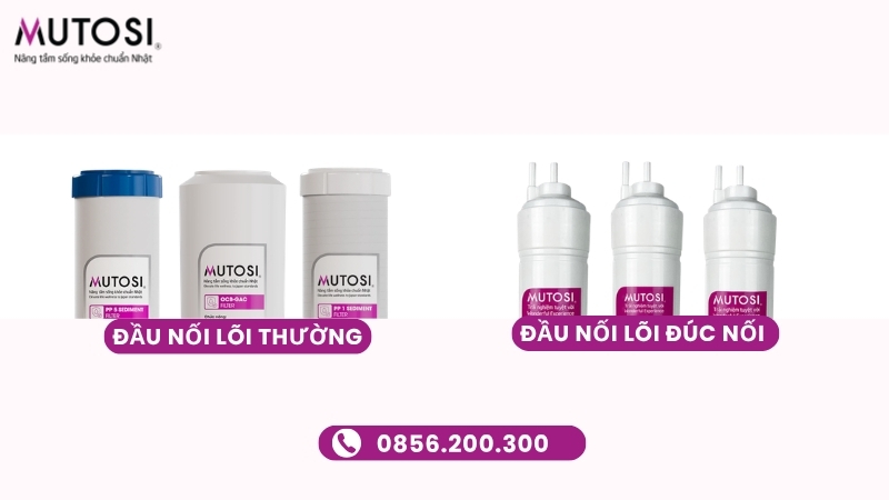 Đầu nối lõi thô thường và lõi đúc Mutosi