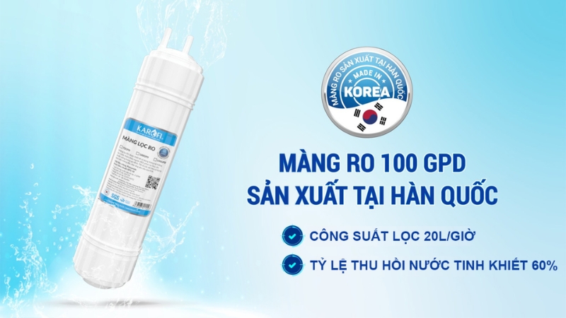 Màng RO 100GPD nhập khẩu từ Hàn Quốc