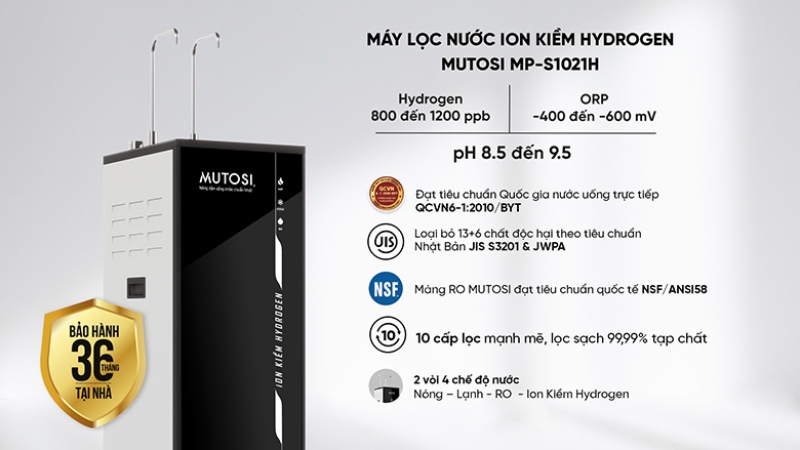 Máy lọc nước Mutosi MP-S1021H