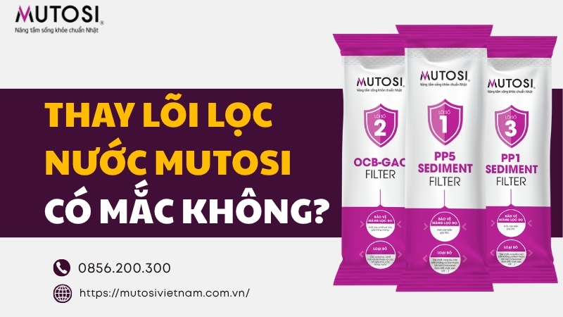Thay lõi Mutosi có mắc không