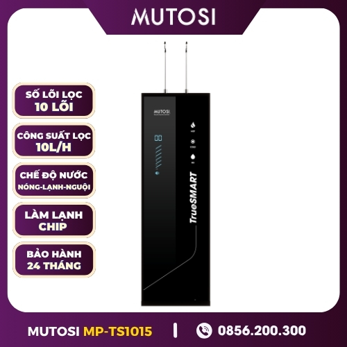 Máy Lọc Nước Nóng Lạnh Nguội Hydrogen 10 Lõi Mutosi TrueSmart MP-TS1015