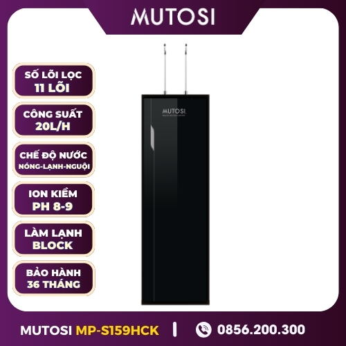 Máy Lọc Nước Nóng-Lạnh-Nguội-Ion Kiềm Hydrogen Mutosi MP-S159HCK
