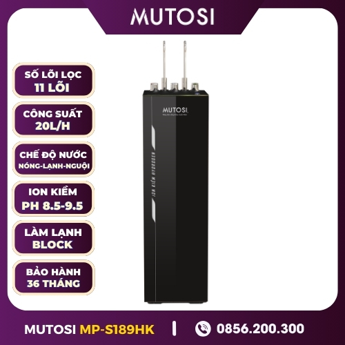 Máy Lọc Nước Nóng-Lạnh-Nguội-Ion Kiềm Hydrogen Mutosi MP-S189HK