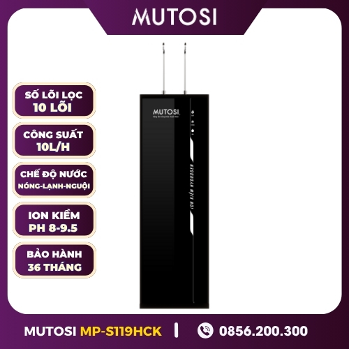 Máy Lọc Nước Nóng-Lạnh-Nguội-Ion Kiềm Hydrogen Mutosi MP-S119HCK