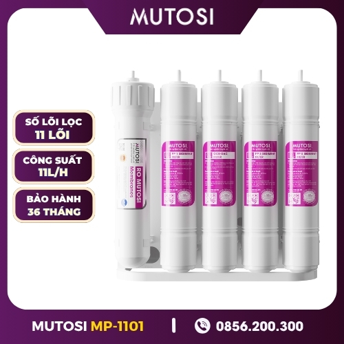 Máy Lọc Nước Không Tủ, Để Gầm Mutosi MP-1101