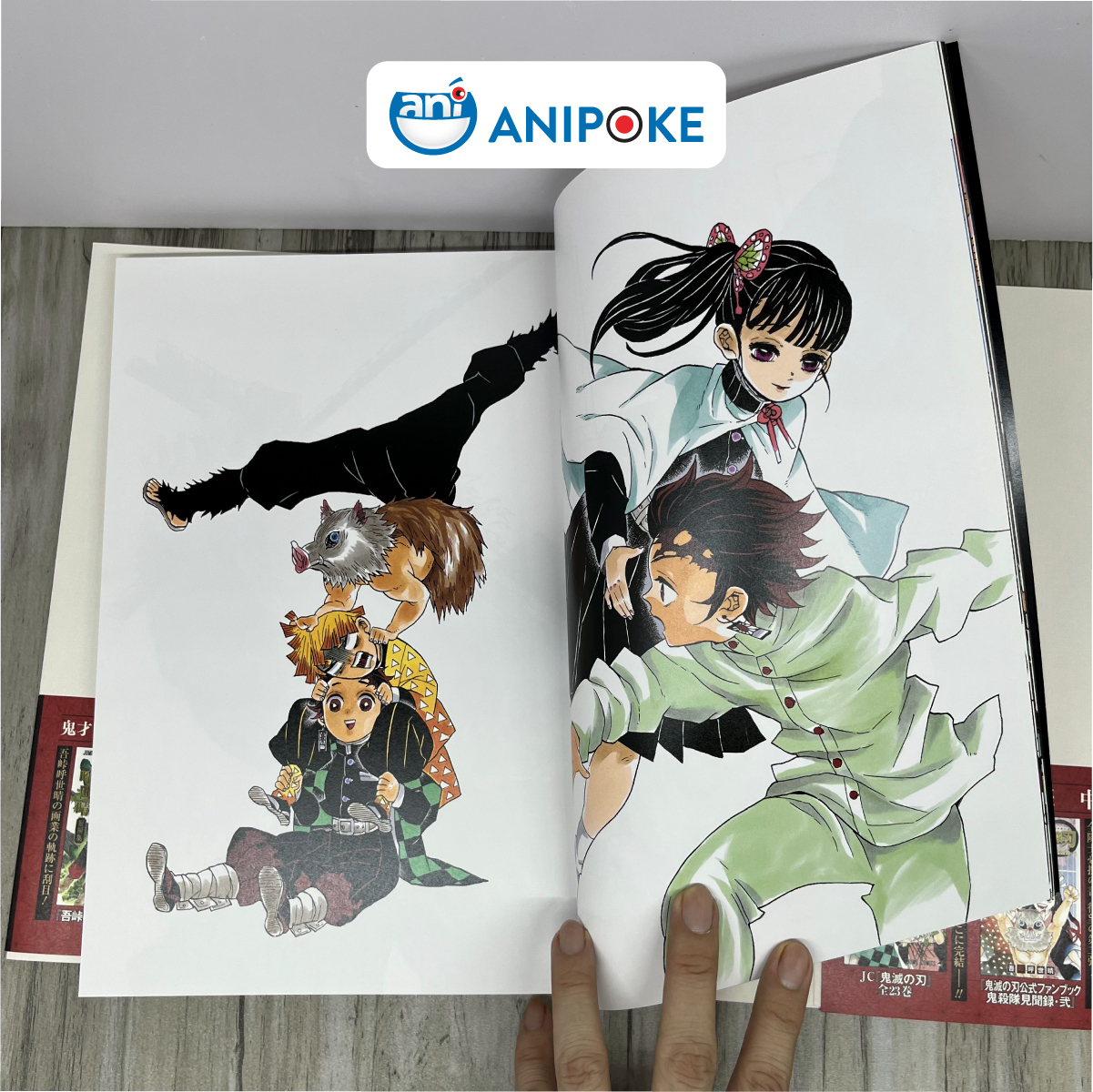 Artbook thanh gươm diệt quỷ gốc Nhật Demon Slayer: Kimetsu No Yaiba Gotoge Koyoharu Nhập từ Nhật - AB03