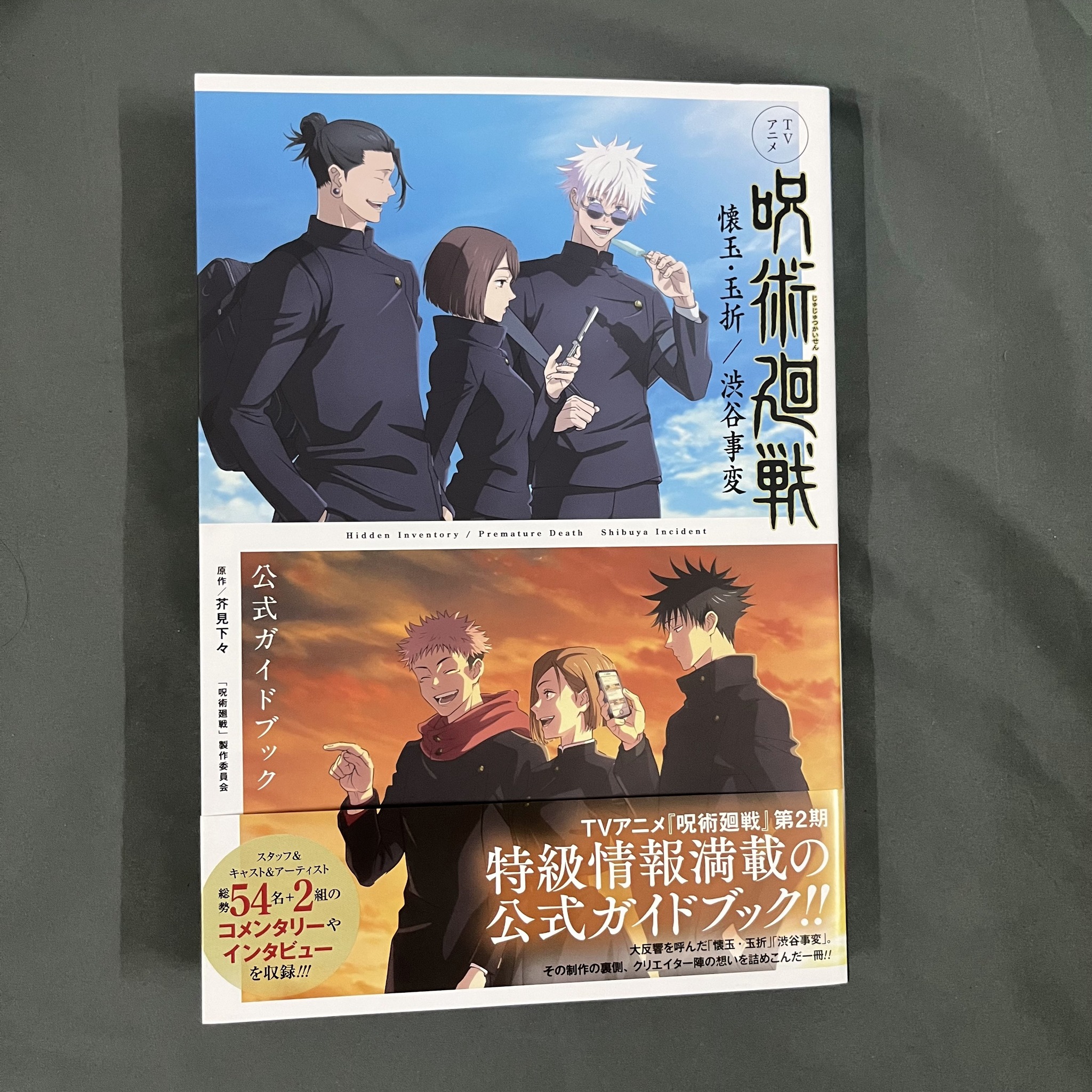 Artbook Jujutsu Kaisen Anime season 2 Official Guidebook