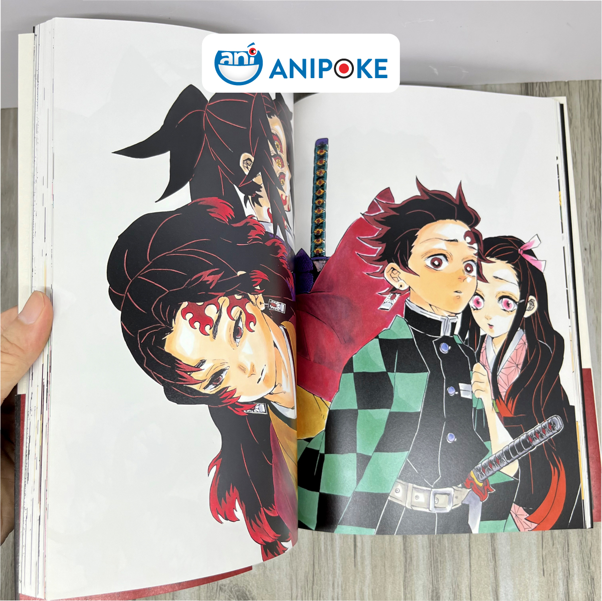 Artbook thanh gươm diệt quỷ gốc Nhật Demon Slayer: Kimetsu No Yaiba Gotoge Koyoharu Nhập từ Nhật - AB03