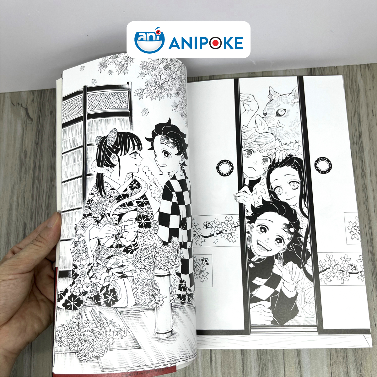 Artbook thanh gươm diệt quỷ gốc Nhật Demon Slayer: Kimetsu No Yaiba Gotoge Koyoharu Nhập từ Nhật - AB03