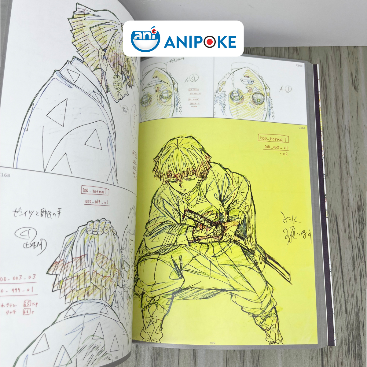 Artbook gốc Ufotable Kimetsu no yaiba Original Key Animation Vol. 2 (Ep. 14-26) Nhập từ Nhật - AB17