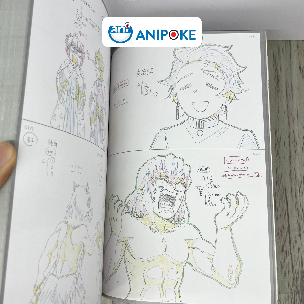 Artbook gốc Ufotable Kimetsu no yaiba Original Key Animation Vol. 2 (Ep. 14-26) Nhập từ Nhật - AB17