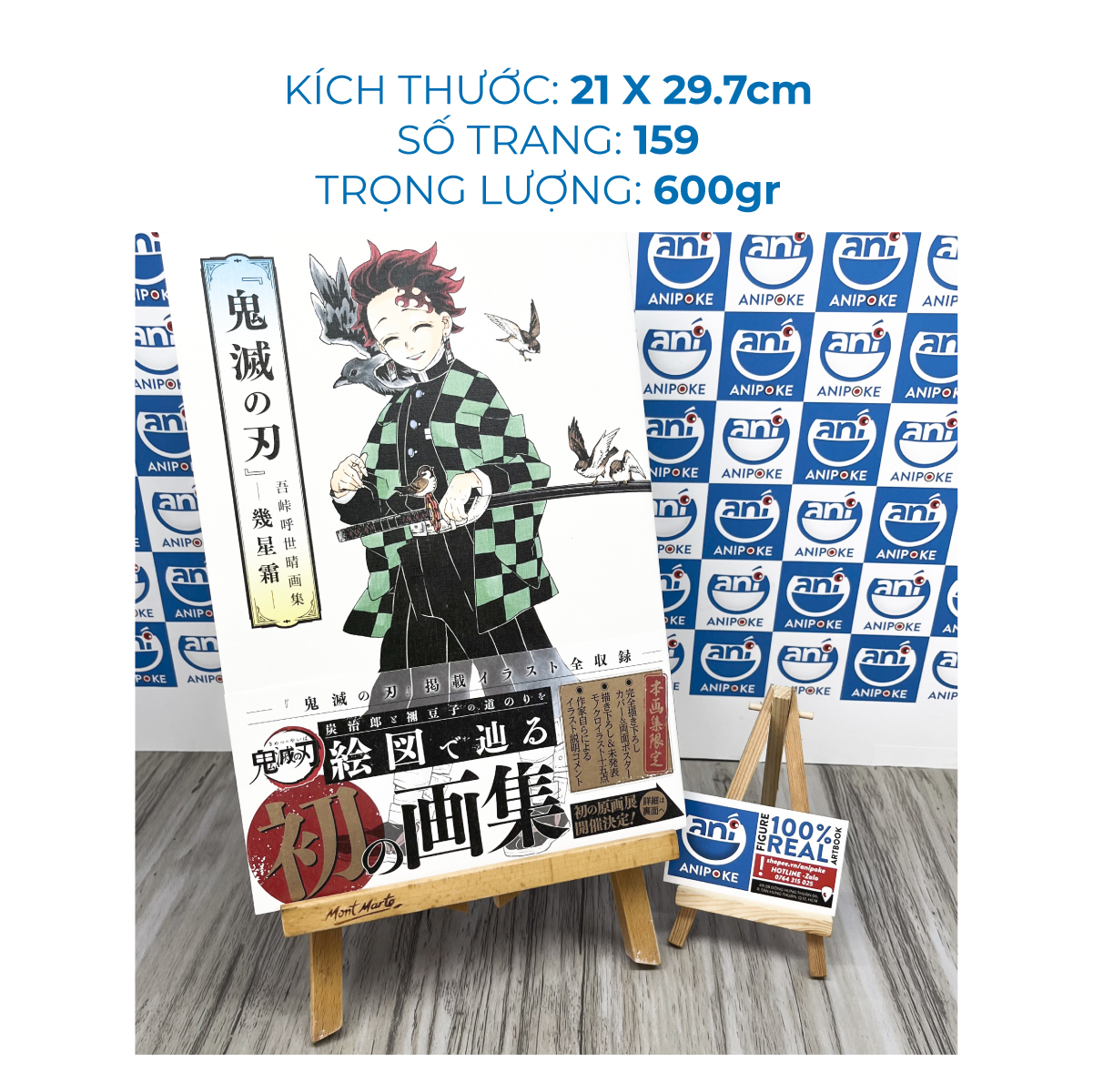 Artbook thanh gươm diệt quỷ gốc Nhật Demon Slayer: Kimetsu No Yaiba Gotoge Koyoharu Nhập từ Nhật - AB03