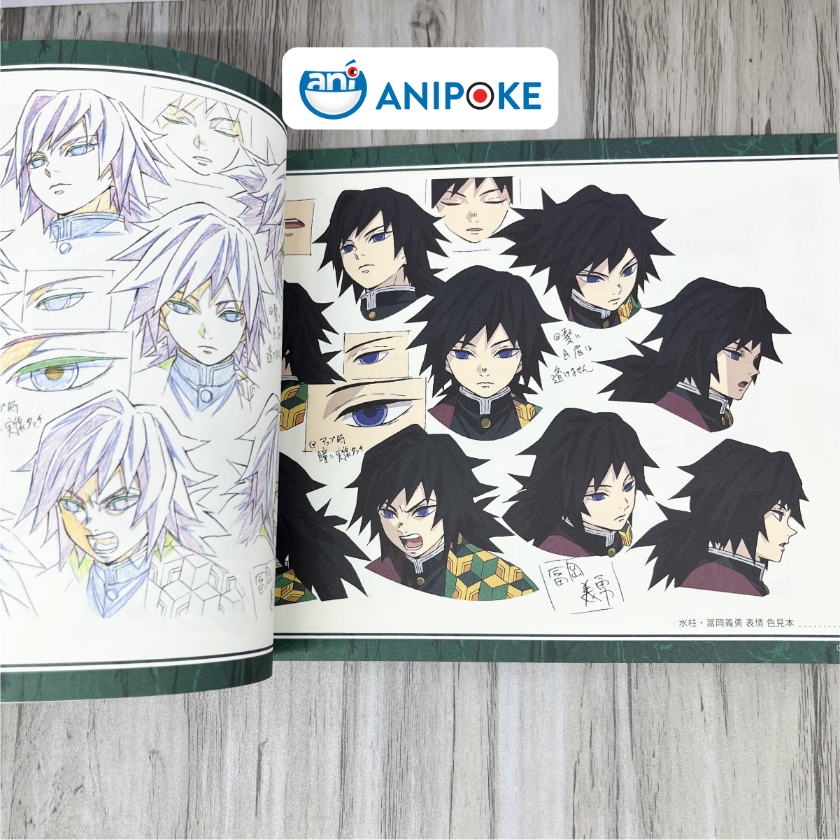 Artbook gốc Ufotable Kimetsu no Yaiba Thiết kế Nhân vật và bối cảnh anime artbook vol 1 Nhập từ Nhật - AB13