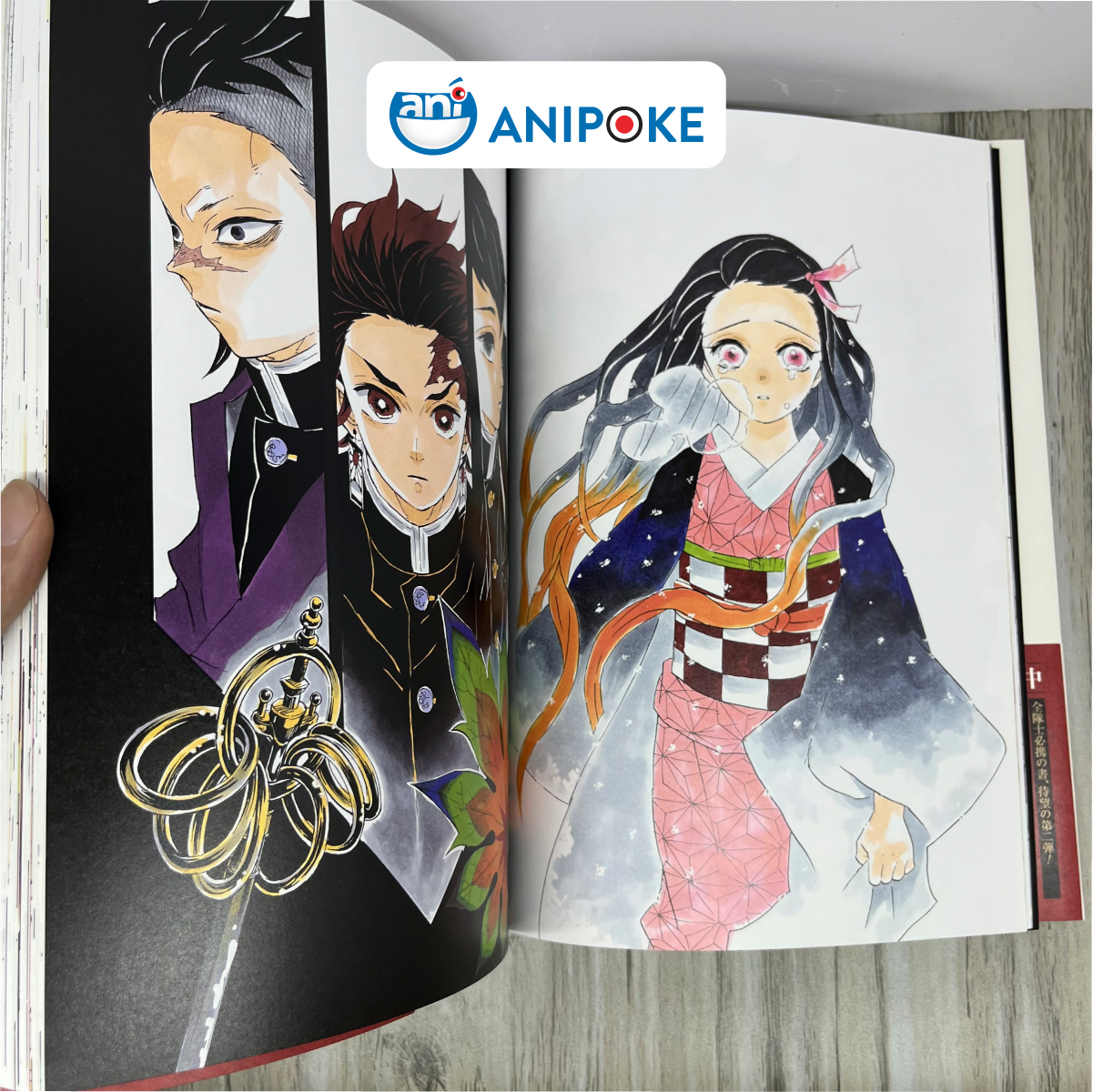 Artbook thanh gươm diệt quỷ gốc Nhật Demon Slayer: Kimetsu No Yaiba Gotoge Koyoharu Nhập từ Nhật - AB03
