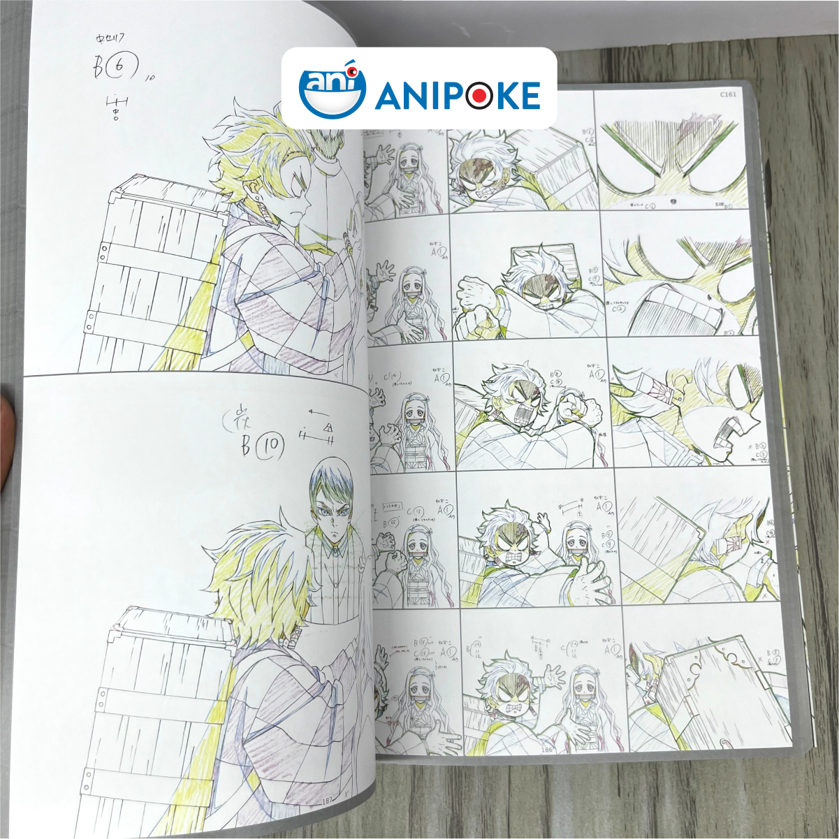 Artbook gốc Ufotable Kimetsu no yaiba Original Key Animation Vol. 1 (Ep. 1-13) - Nhật Bản AB16