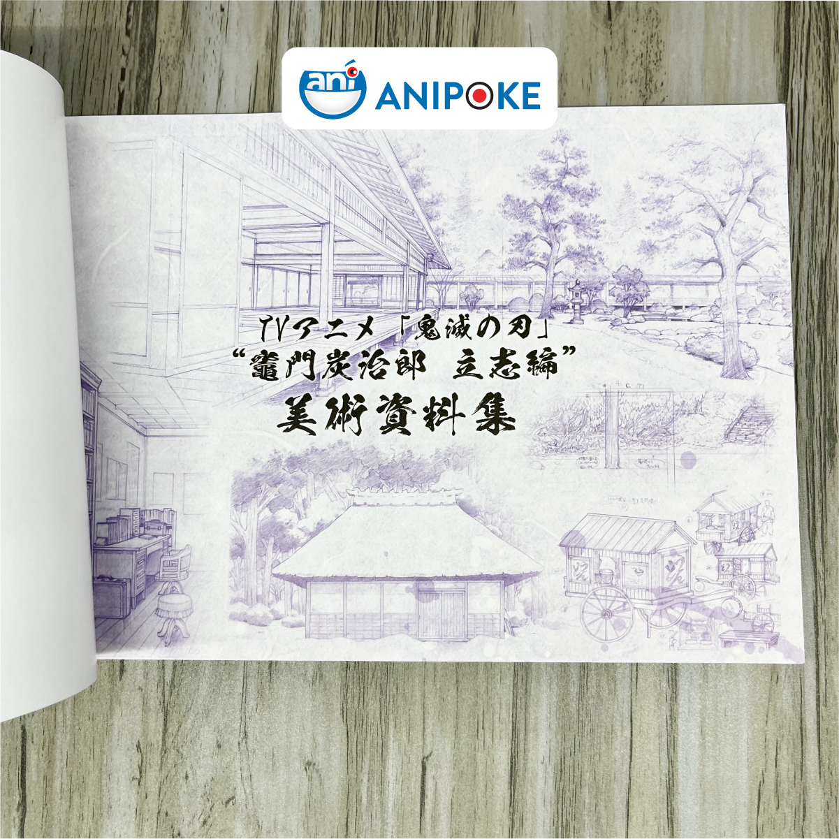 Artbook gốc Ufotable Kimetsu no Yaiba Thiết kế Nhân vật và bối cảnh anime artbook vol 3 Nhập từ Nhật - AB15