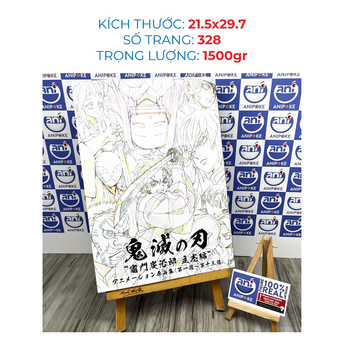 Artbook gốc Ufotable Kimetsu no yaiba Original Key Animation Vol. 1 (Ep. 1-13) - Nhật Bản AB16