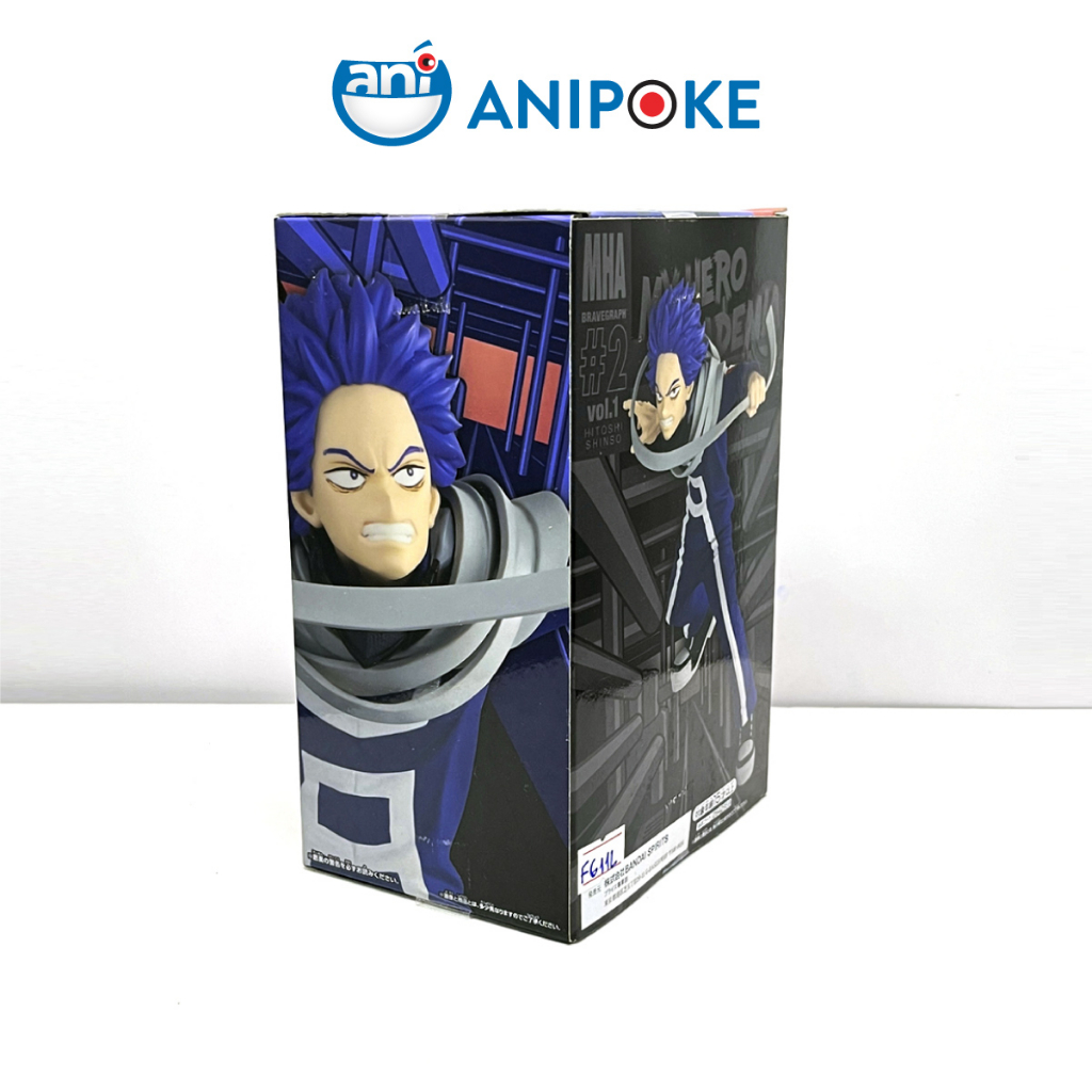 Mô hình Hitoshi Shinso My Hero Academia (Học Viện Anh Hùng) Bravegraph 2 vol 1chính hãng Bandai, FG11-KL