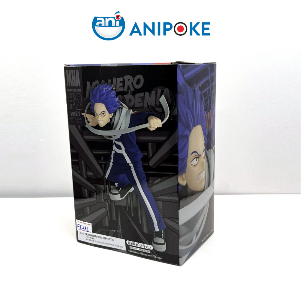 Mô hình Hitoshi Shinso My Hero Academia (Học Viện Anh Hùng) Bravegraph 2 vol 1chính hãng Bandai, FG11-KL