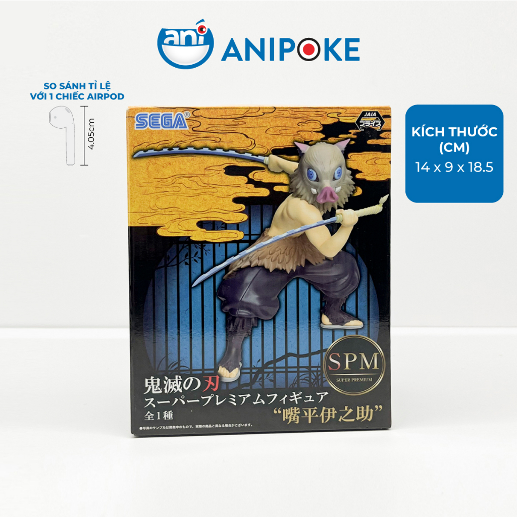 Mô hình Spm Inosuke Kimetsu no yaiba Thanh gươm diệt quỷ chính hãng Sega, (Nhập từ Nhật Full box) fg05-a