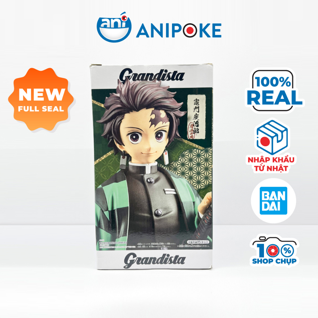 Mô hình Tanjiro Grandista Kimetsu no yaiba Thanh gươm diệt quỷ chính hãng (Nhập từ Nhật Full box)