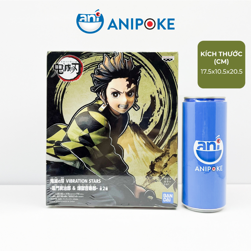 Mô hình Tanjiro Vibration stars Kimetsu no yaiba Thanh gươm diệt quỷ chính hãng Bandai, (Nhập từ Nhật Full box) FG05-J