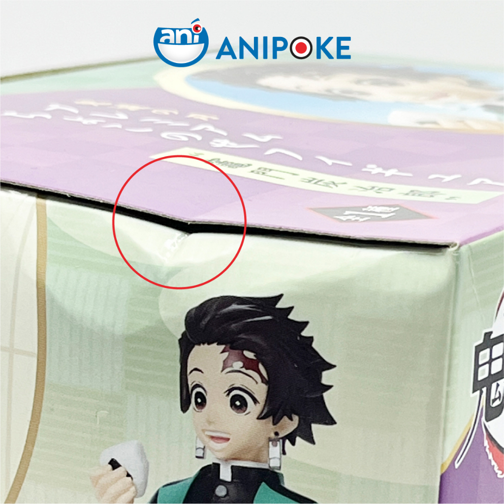 Mô hình Tanjiro  ăn cơm nắm Kimetsu no yaiba Thanh gươm diệt quỷ chính hãng (Nhập từ Nhật Full box) F9-F