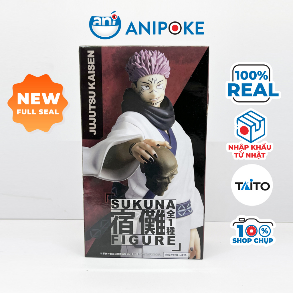 Mô hình Sukuna - Jujutsu Kaisen Chú Thuật hồi chiến,  chính hãng Taito, (Nhập từ Nhật Full box) F8-02