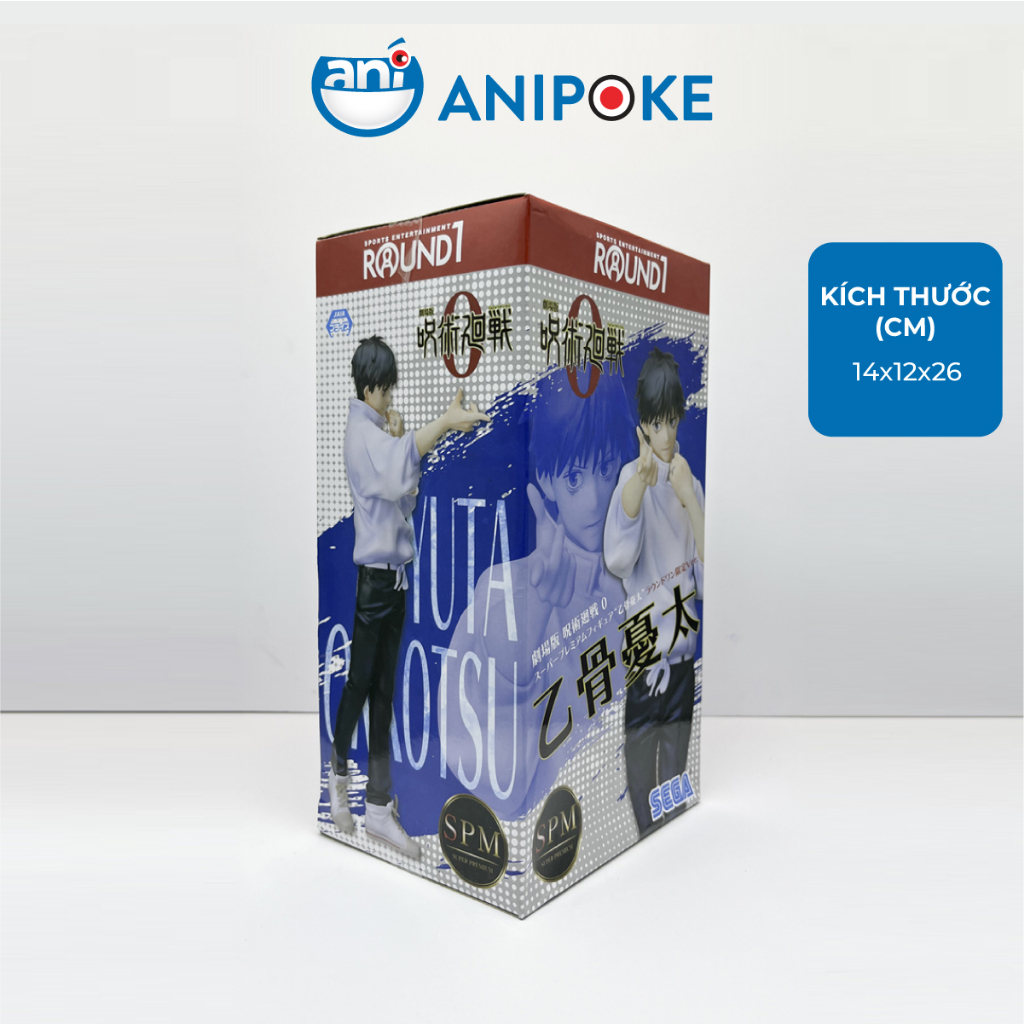 Mô hình Round 1 Zero Yuta Jujutsu Kaisen Chú Thuật hồi chiến,  chính hãng Taito, (Nhập từ Nhật Full box)