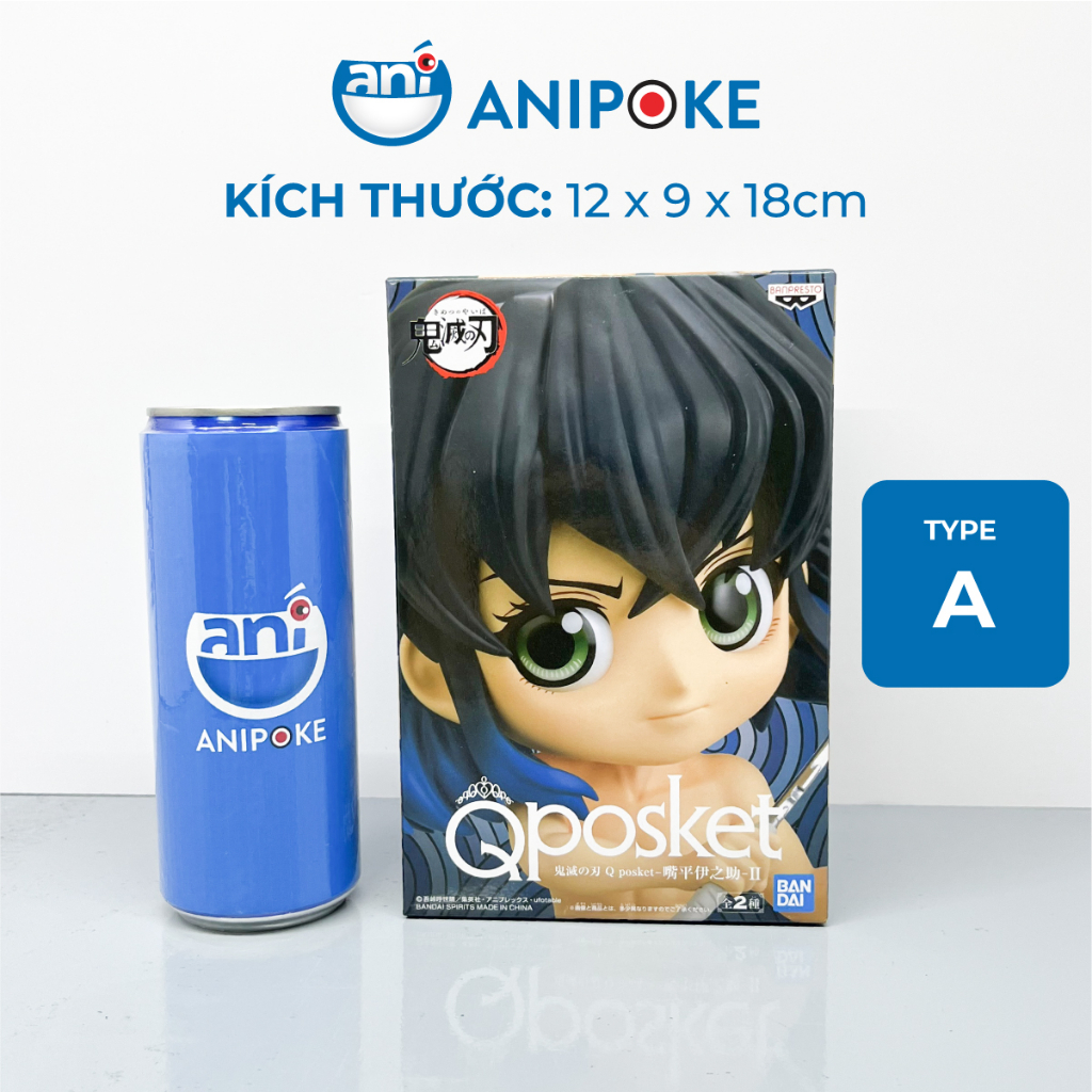 Mô hình Inosuke Vol 2-A  Qposket Kimetsu no yaiba Thanh gươm diệt quỷ chính hãng Bandai, (Nhập từ Nhật Full box) F49-33