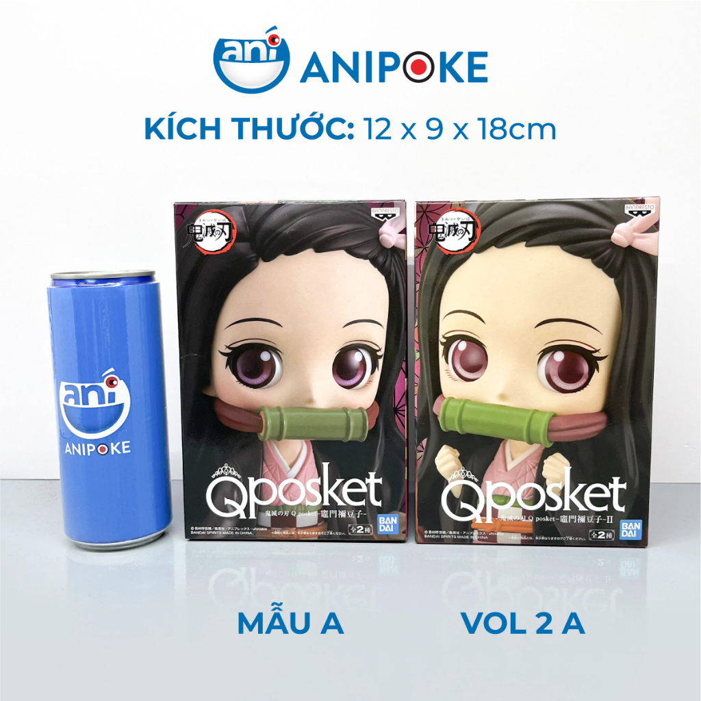 Mô hình Nezuko A Qposket Kimetsu no yaiba Thanh gươm diệt quỷ chính hãng Bandai Nhập từ Nhật  F49-34