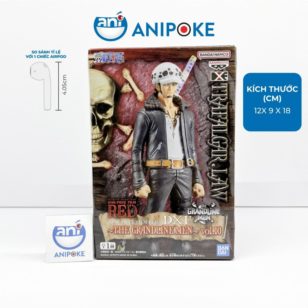 Mô hình Law the grandline men One Piece Đảo Hải Tặc mới, full seal, hàng nội Nhật chính hãng Bandai F29-11
