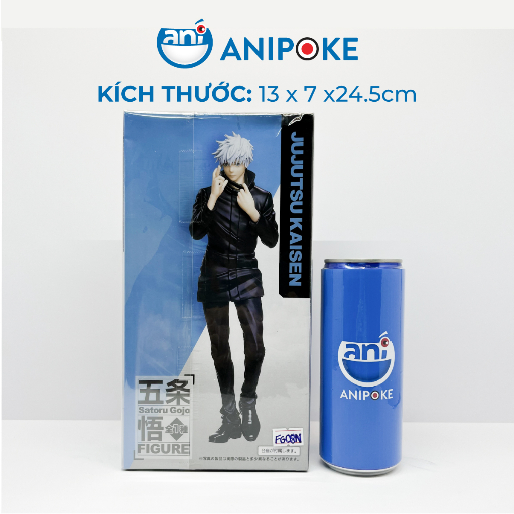 Mô hình Satoru Gojo kéo bịt mắt đen - Jujutsu Kaisen Chú Thuật hồi chiến,  chính hãng Taito, (Nhập Nhật Full box) F5-M