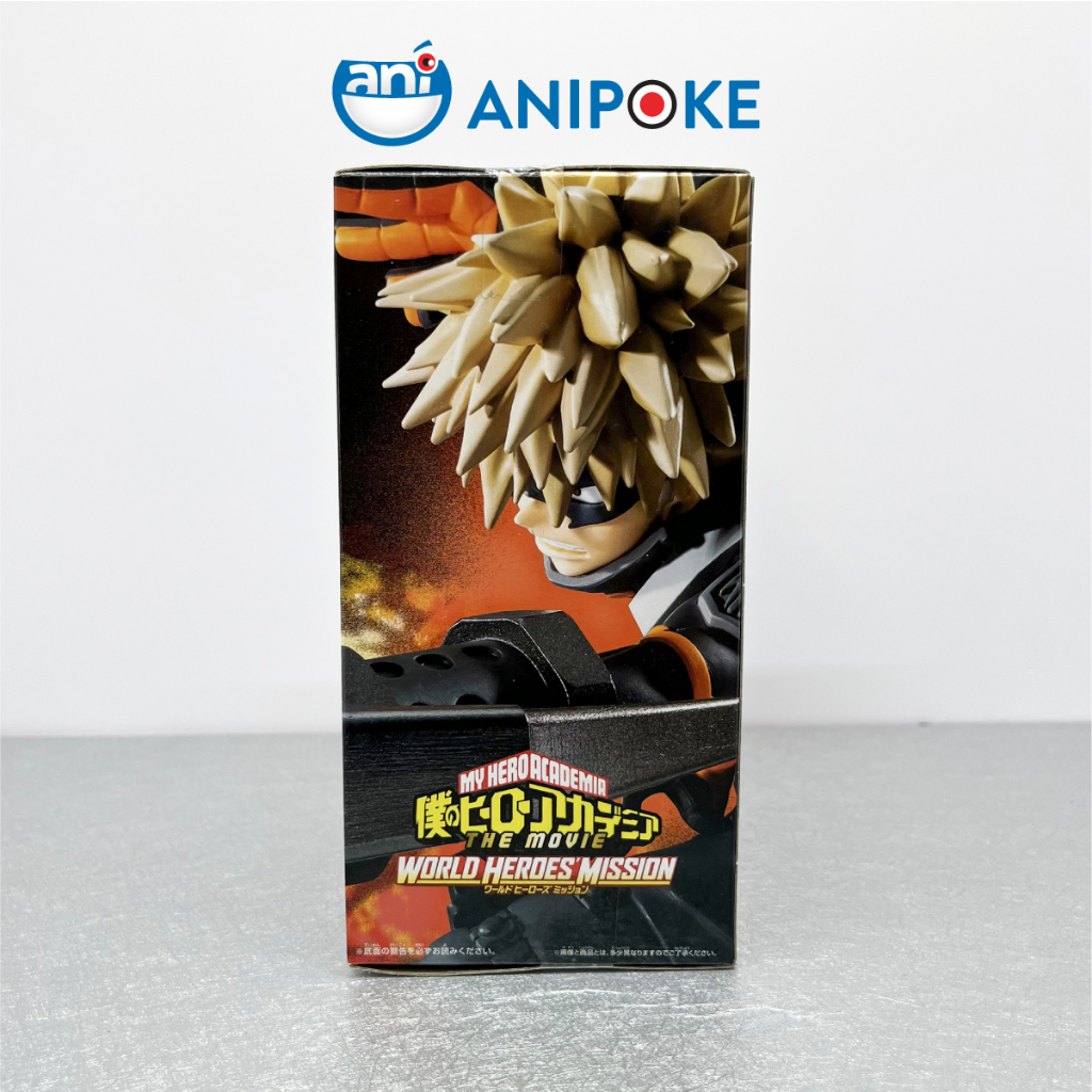 Mô hình Bakugo vol1 the movie world heroes mission MHA chính hãng Bandai, (Nhập từ Nhật Full box) F62-09