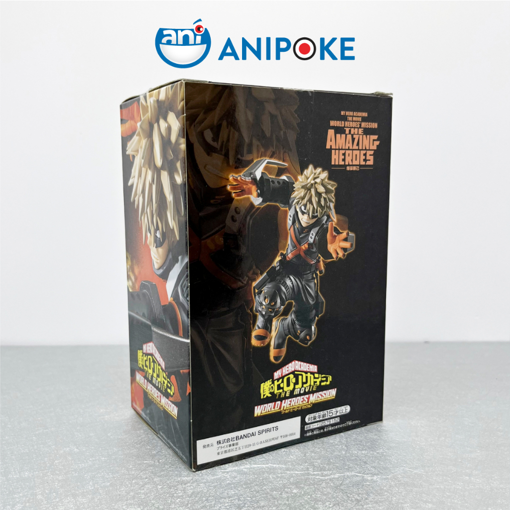 Mô hình Bakugo vol1 the movie world heroes mission MHA chính hãng Bandai, (Nhập từ Nhật Full box) F62-09