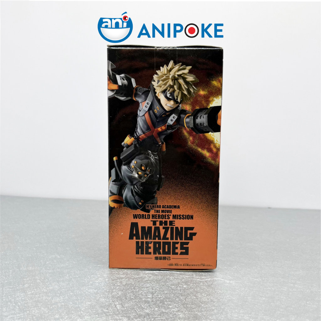Mô hình Bakugo vol1 the movie world heroes mission MHA chính hãng Bandai, (Nhập từ Nhật Full box) F62-09