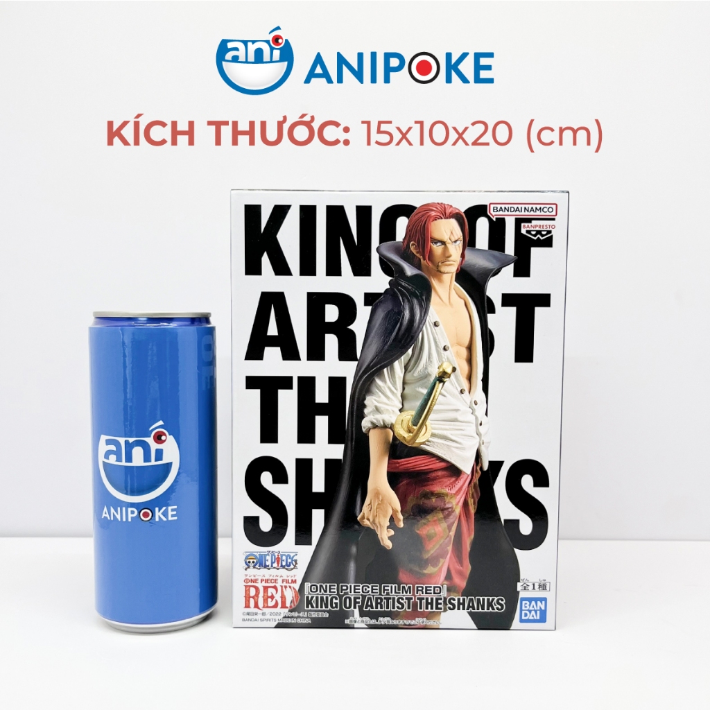 Mô hình Tứ Hoàng Shanks King of artist Red Film One Piece Đảo Hải Tặc mới, full seal, hàng nội Nhật F30