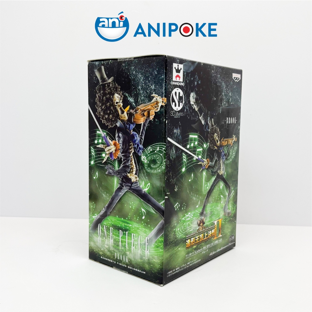 Mô hình Brook BWC BANPRESTO FIGURE COLOSSEUM One Piece - Hàng mới, hàng nội Nhật Bandai - F29-08