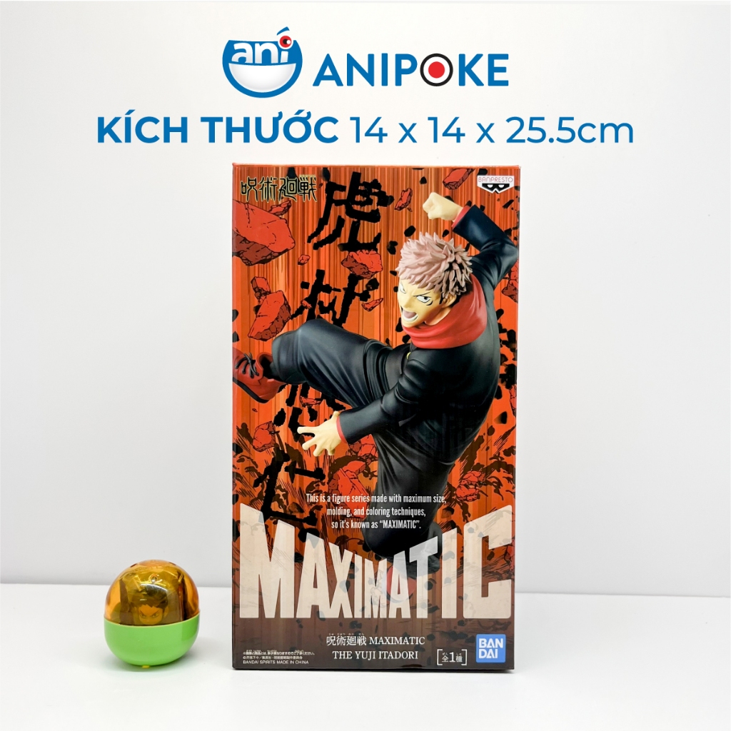Mô hình The Yuji Itadori Maximatic Jujutsu Kaisen, chính hãng  (Nhập từ Nhật Full box)  F35-08