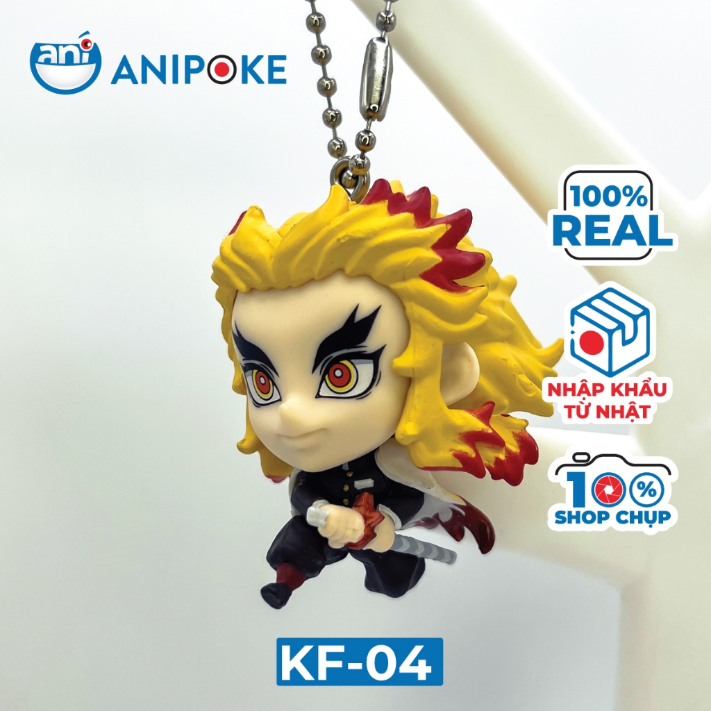Móc khóa Kimetsu no yaiba Thanh gươm diệt quỷ chính hãng, nhập từ Nhật.