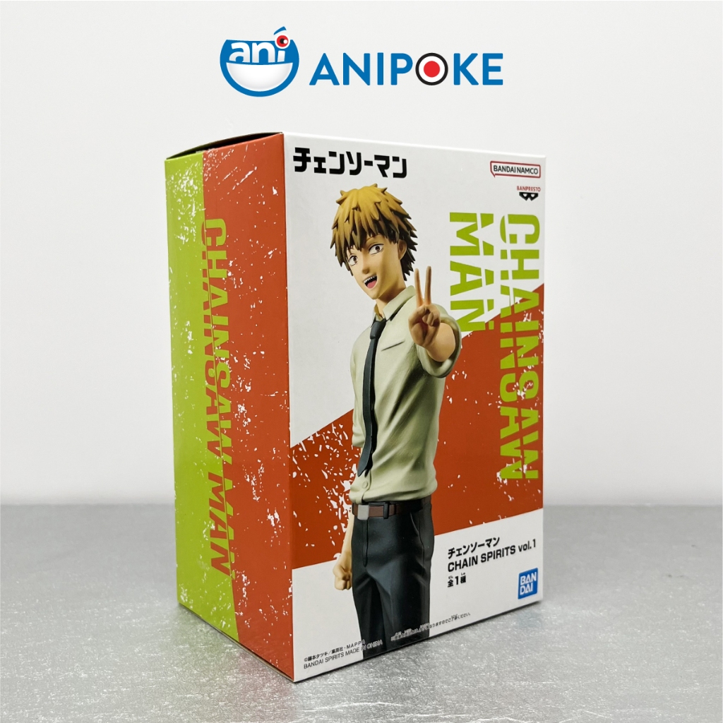 Mô hình Denji Chain spirits vol 1 Chainsaw man , chính hãng Bandai, (Nhập từ Nhật Full box)