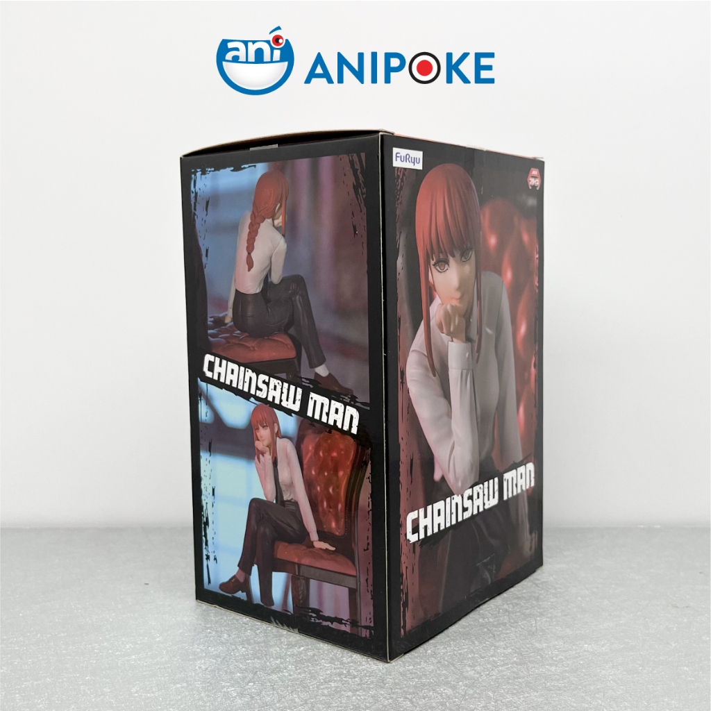 Mô hình Makima Furyu noodle stopper, Chainsaw man , chính hãng Furyu, (Nhập từ Nhật Full box) F77-13