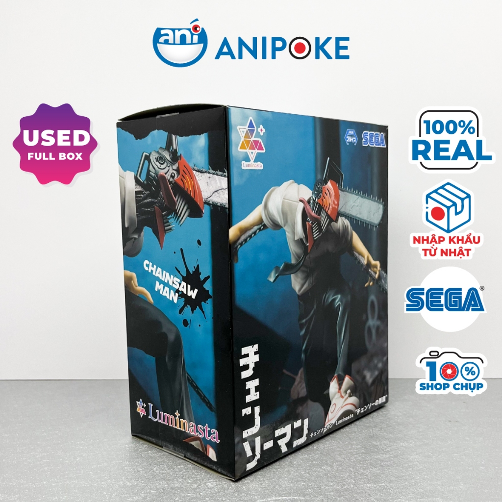 Mô hình USED Denji Chainsaw man Luminasta , chính hãng SEga, (Nhập từ Nhật Full box) F42-07