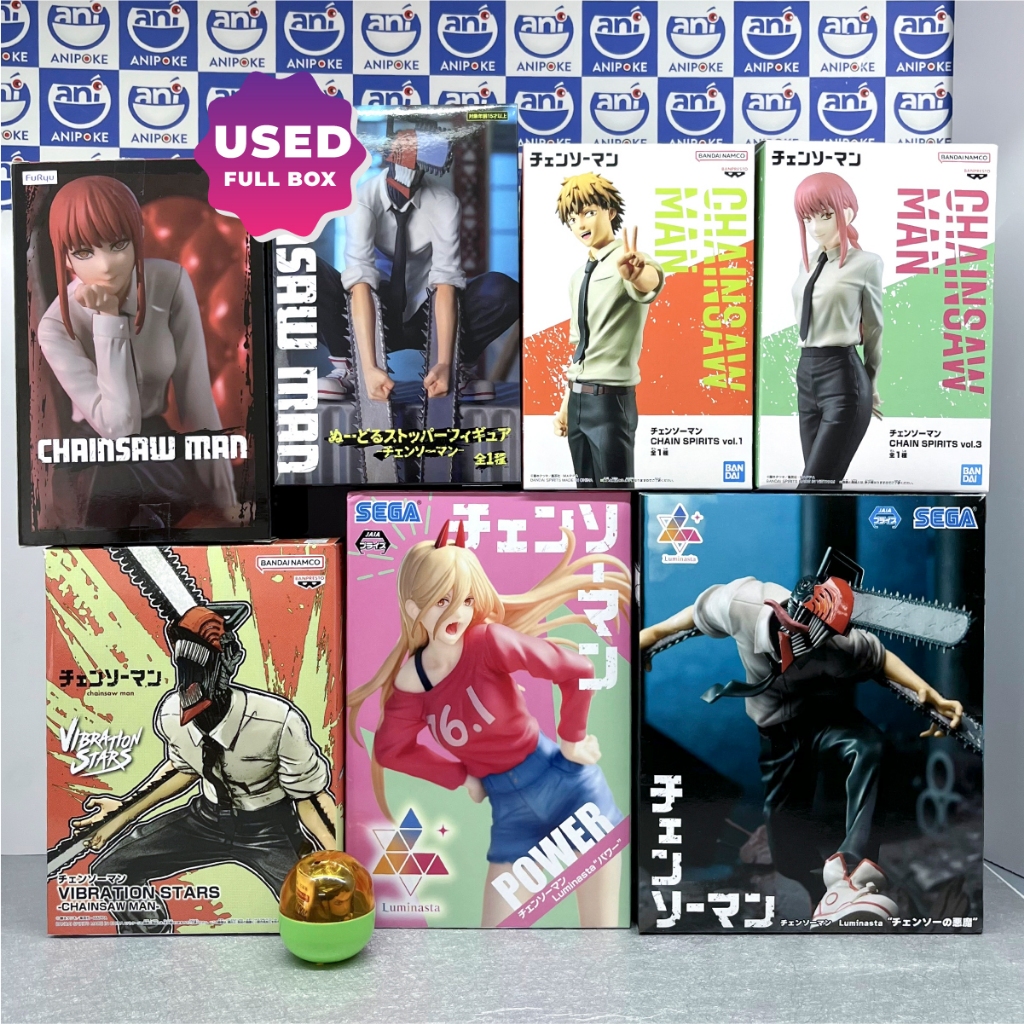 Mô hình USED Denji Chainsaw man Luminasta , chính hãng SEga, (Nhập từ Nhật Full box) F42-07